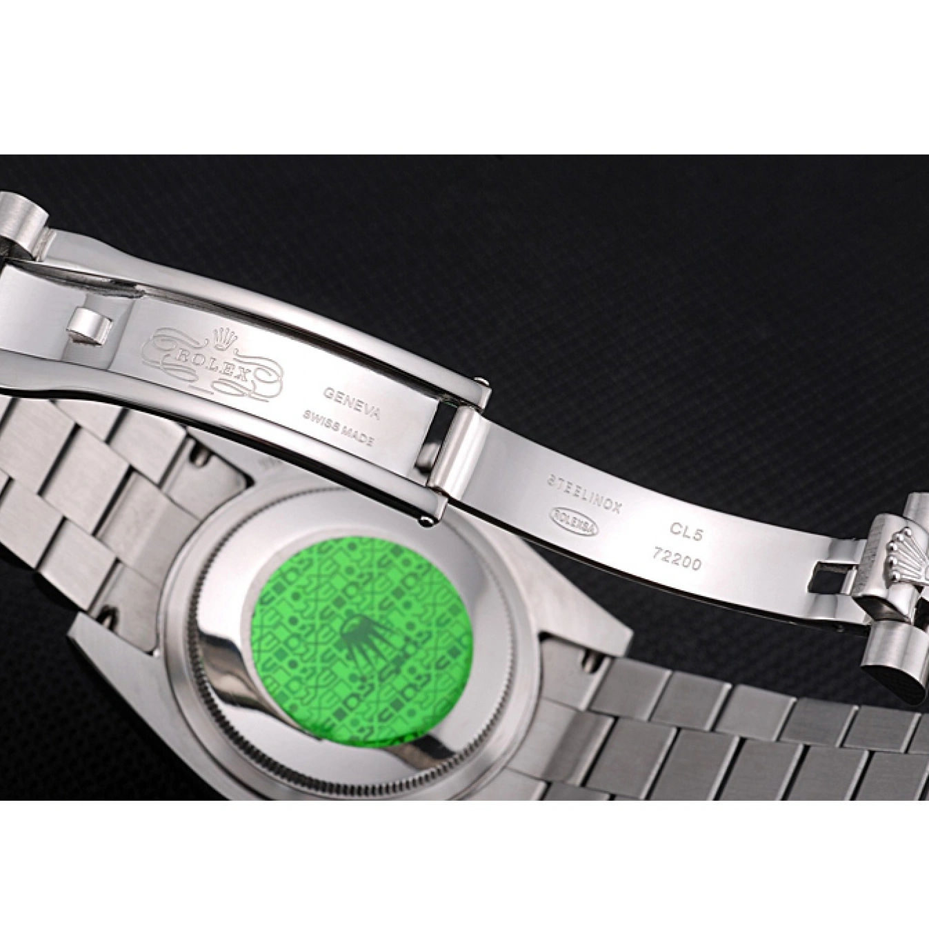 Aaa replica watch Day-Date Dial Steel Stainless Silver Polished Rolex 1025